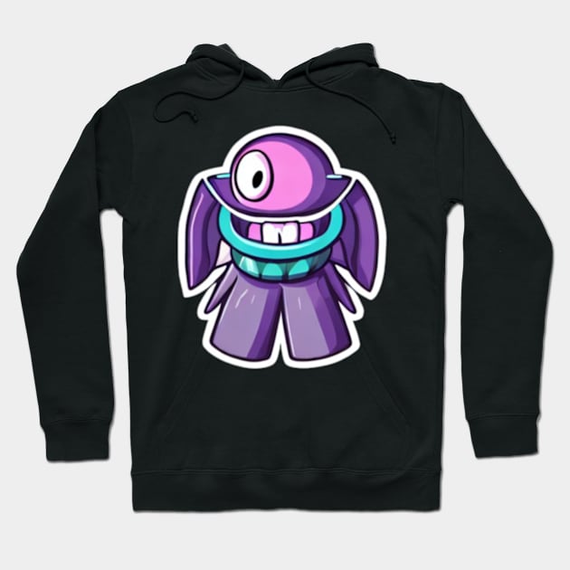 One-eyed sticker Hoodie by MoGaballah